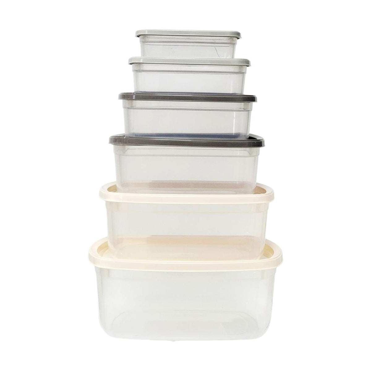 SET DE RECIPIENTES PANAS PARA ALIMENTOS HERMETICOS APILABLES 6PCS SOFTCHEF