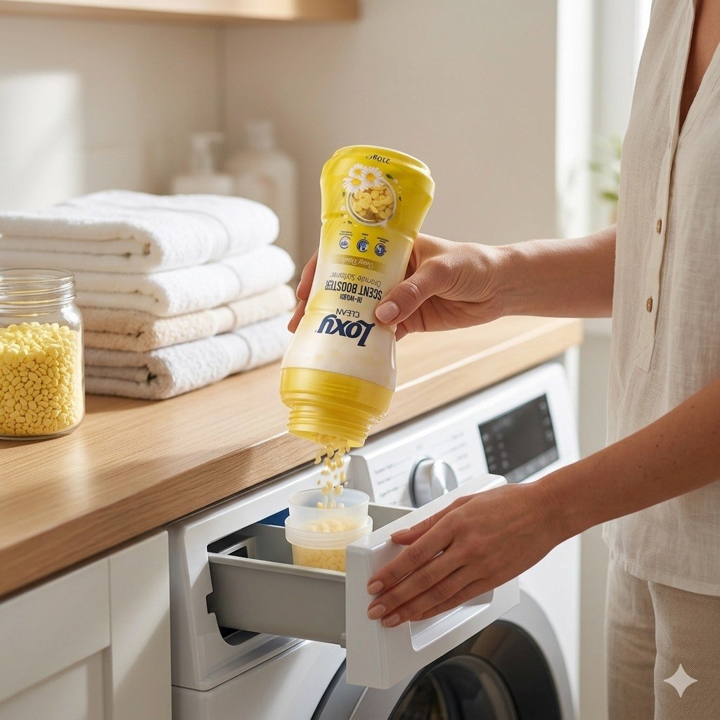 PERLAS DE AROMA Y SUAVIZANTE PARA LAVADO PÉTALOS DE MARGARITA LOXY CLEAN 210G
