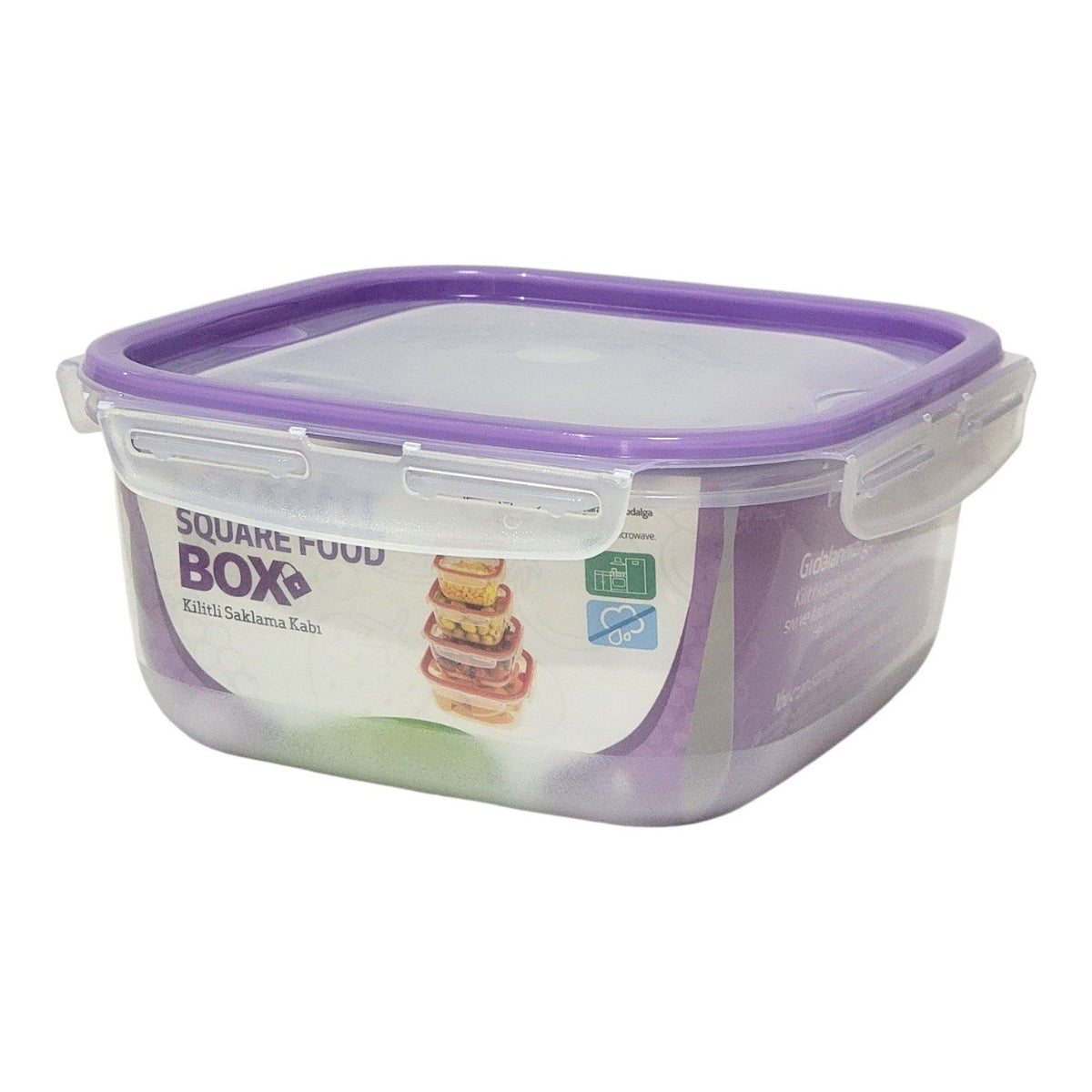 SET DE RECIPIENTES PANAS PARA ALIMENTOS DE TAMAÑOS VARIADOS 4PCS LOCK&FIT