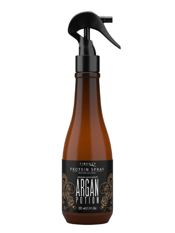 SPRAY PARA EL CABELLO DE TRATAMIENTO REPARADOR Y PROTECTOR TERMICO DE ACEITE DE ARGAN FIRENZE 221ML