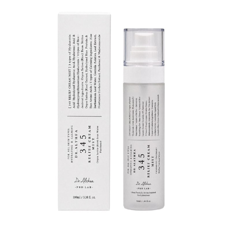BRUMA FACIAL HIDRATANTE Y CALMANTE DE ABSORCION RAPIDA 345 RELIEF DR. ALTHEA 100ML