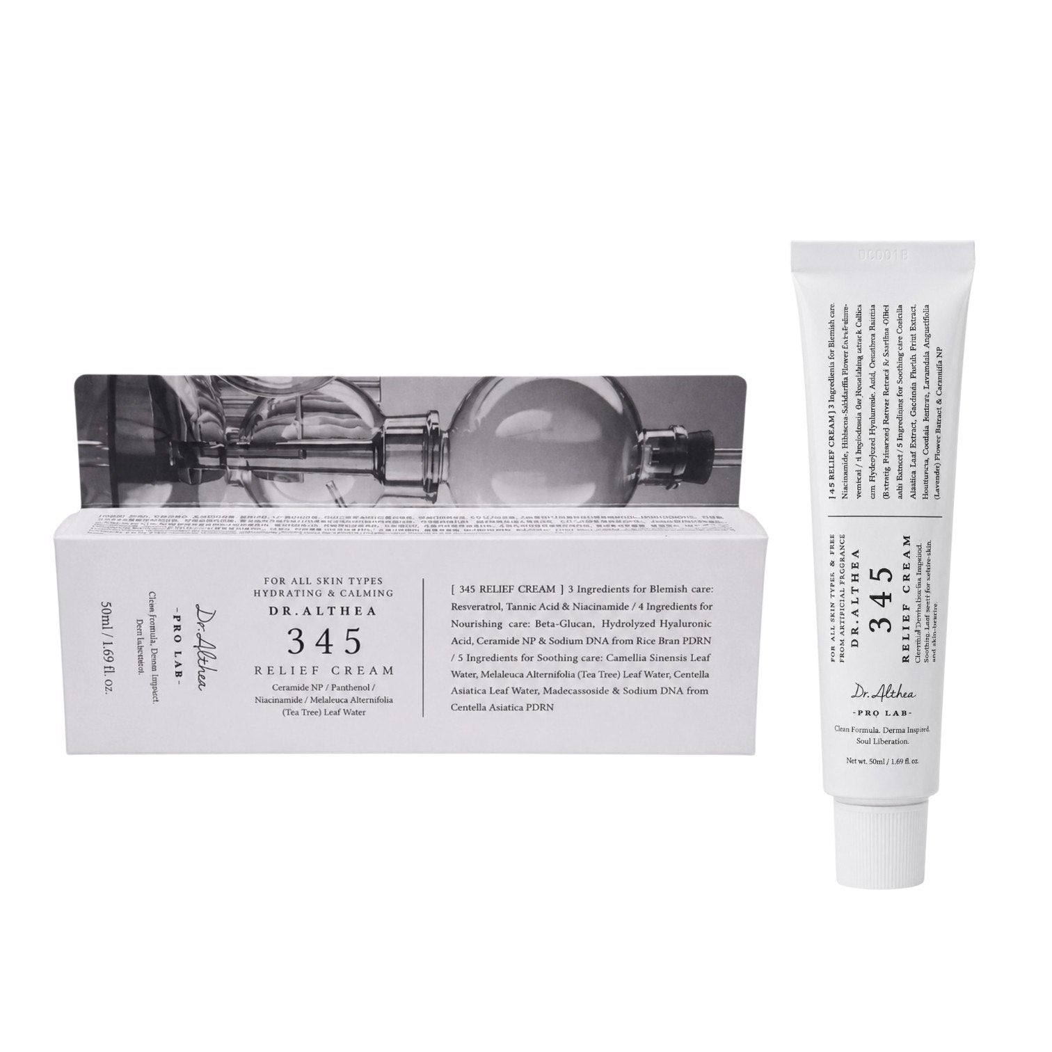 CREMA FACIAL HIDRATANTE EQULIBRANTE Y REGENERADORA 345 RELIEFC CREAM DR. ALTHEA 50ML