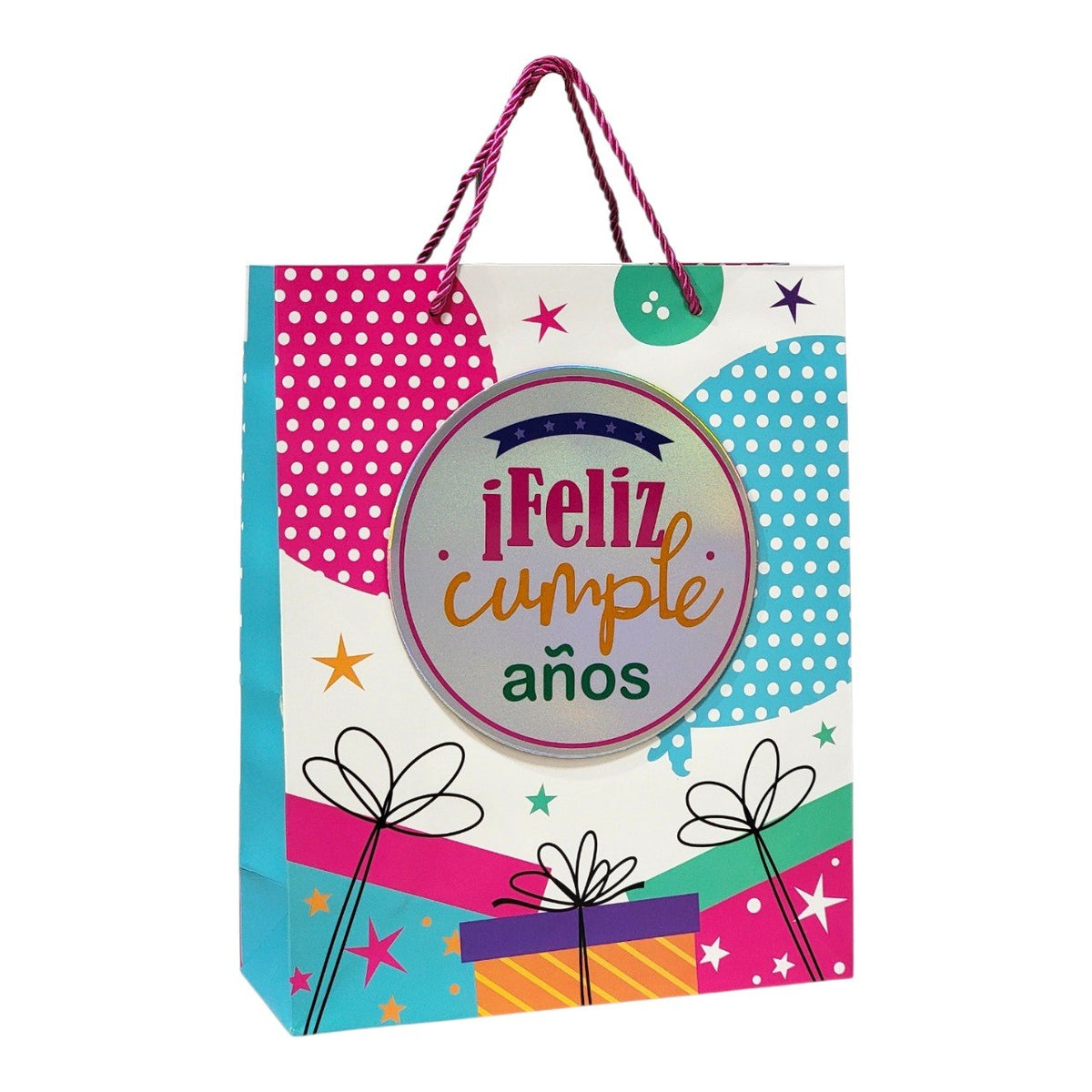 BOLSA DE REGALO DE CUMPLEAÑOS MEDIANA 32X19