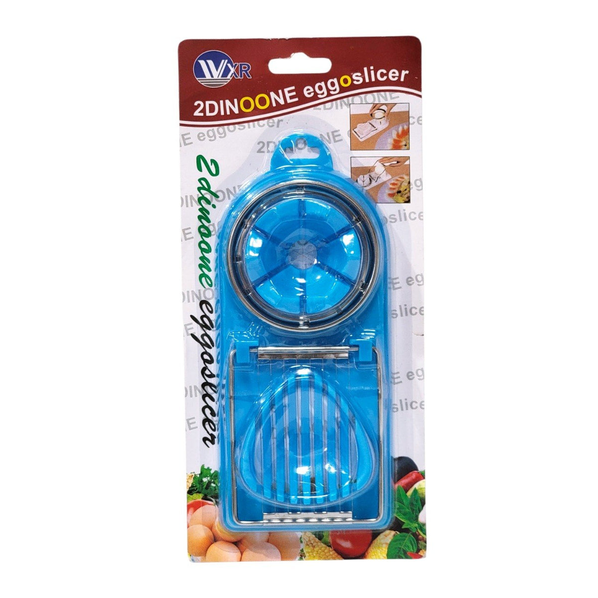 REBANADOR DE HUEVOS MULTIFUNCIONAL DE PRECISION 2 EN 1 VXR 20X8CM