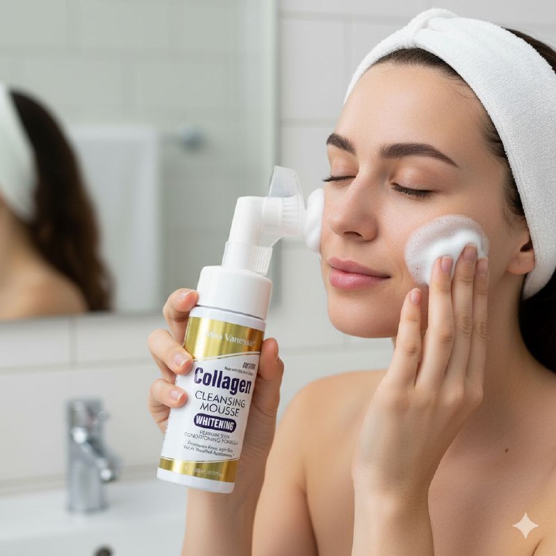 JABON FACIAL BLANQUEADOR CON COLAGENO SUAVIZANTE MISS VANESSA 150ML