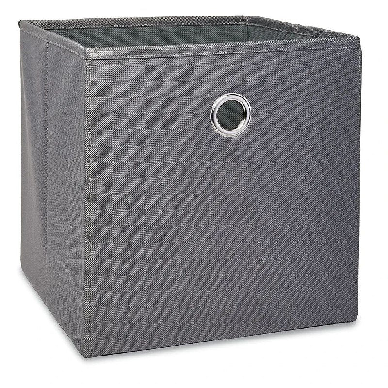 ORGANIZADOR CAJA DE ALMACENAMIENTO PLEGABLE DE TELA, CESTA CON ASA MULTIFUNCIONAL PARA ORGANIZAR ROPA, JUGUETES, ETC CLOSET ESSENTIALS 22.9X22.9X20.3CM