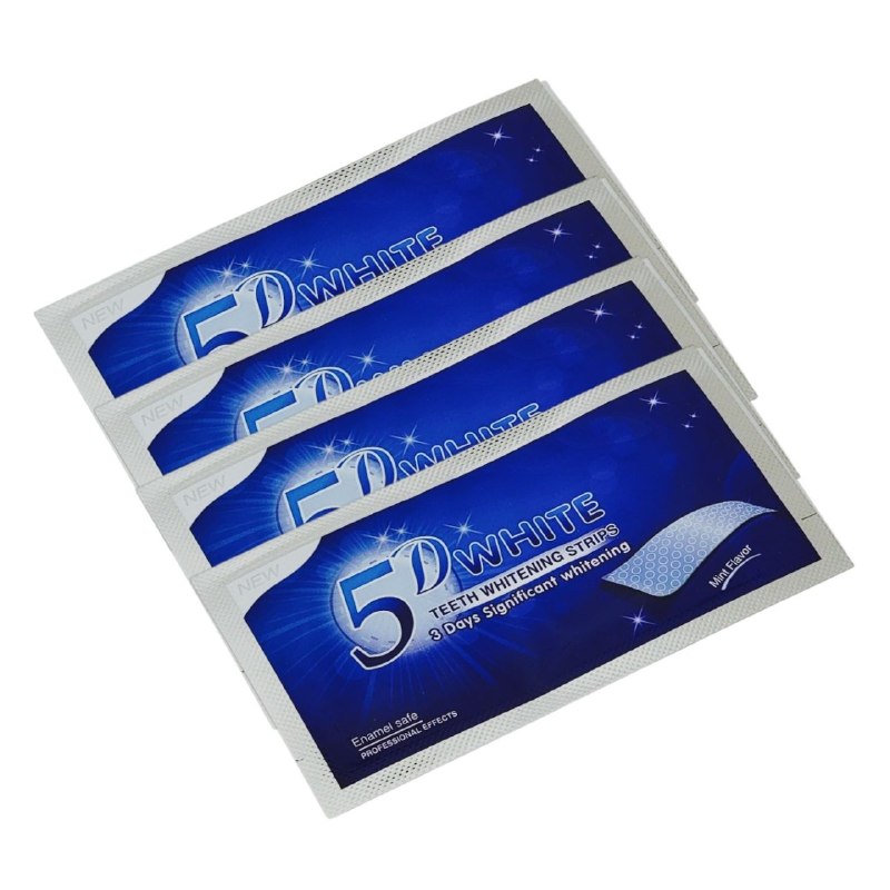 TIRAS BLANQUEADORAS DENTALES 5D WHITE TIRAS 7 SOBRES