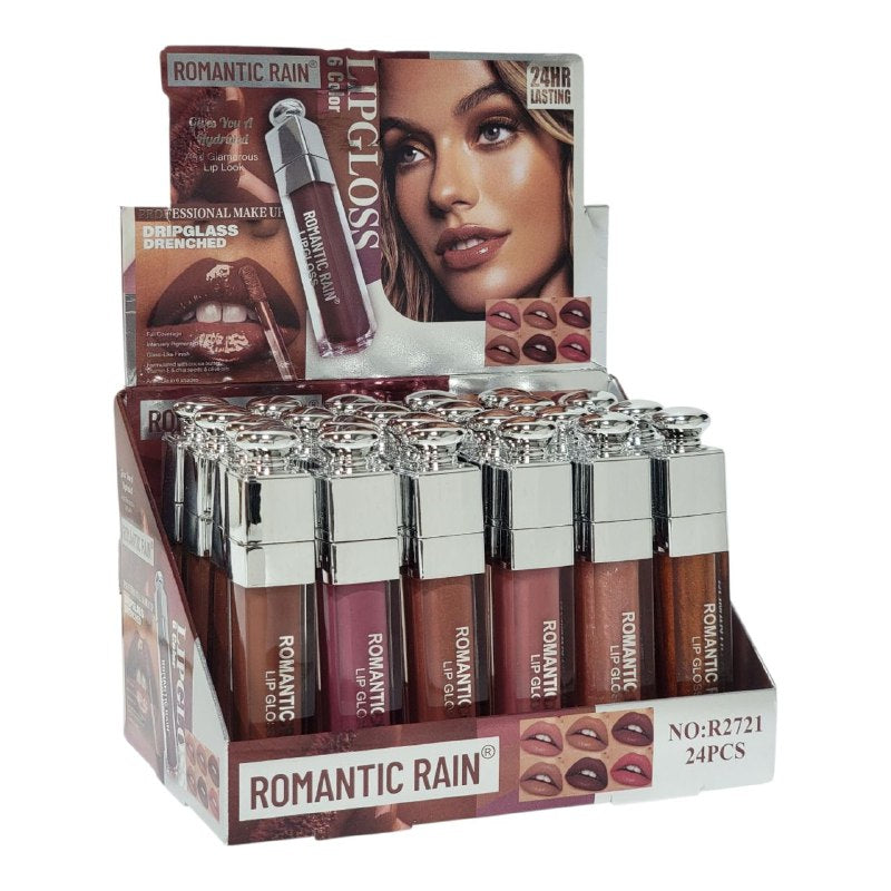 BRILLO LABIAL DE COBERTURA TOTAL Y ACABADO CRISTALINO COLOR INTENSAMENTE PIGMENTADO CON VITAMINA E ROMANTIC RAIN (DUPE DE DIOR)
