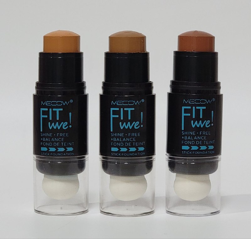 CONTORNO EN BARRA, DUPE MAYBELLINE FIT ME BRILLO LIBRE Y EQUILIBRIO, 3 TONOS MECOW FIT WVE