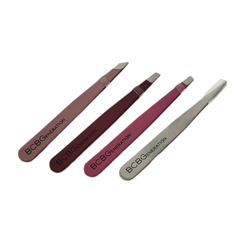 SET DE MINI PINZAS PARA CEJAS DE ACERO INOXIDABLE 4UND BCBGENERATION