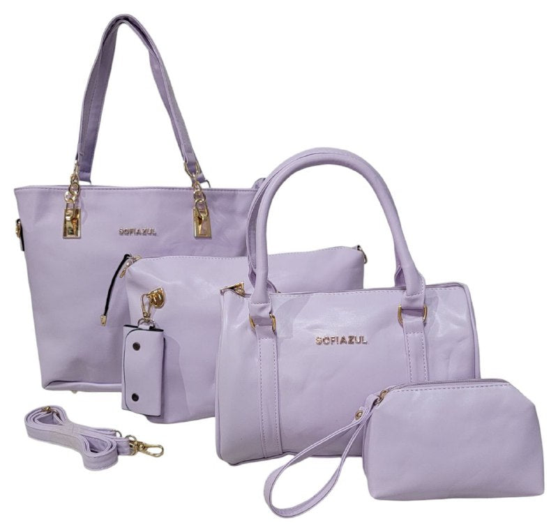 CARTERA ECONOMICA EN SET 5 PIEZAS SOFIAZUL