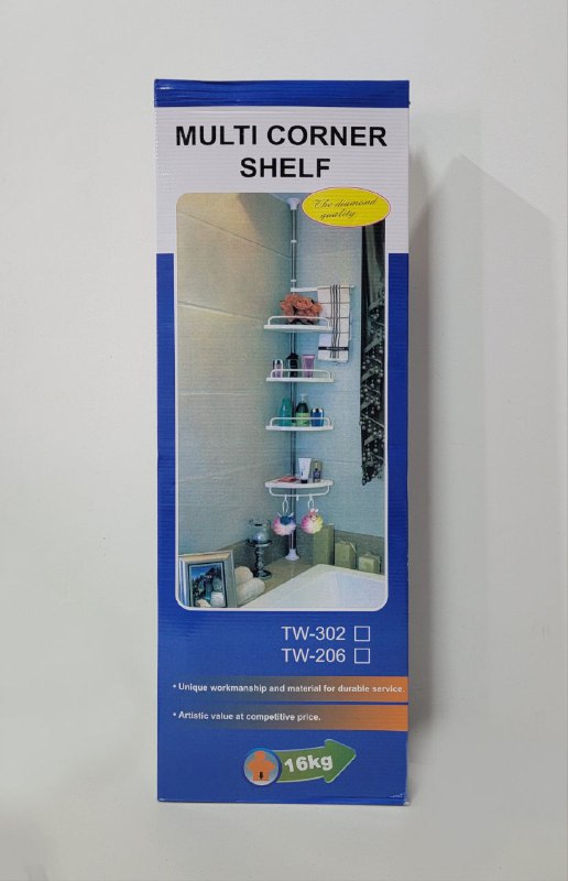 ORGANIZADOR ESQUINERO MULTIFUNCIONAL PARA BAÑO 4 REPISAS ACERO INOXIDABLE