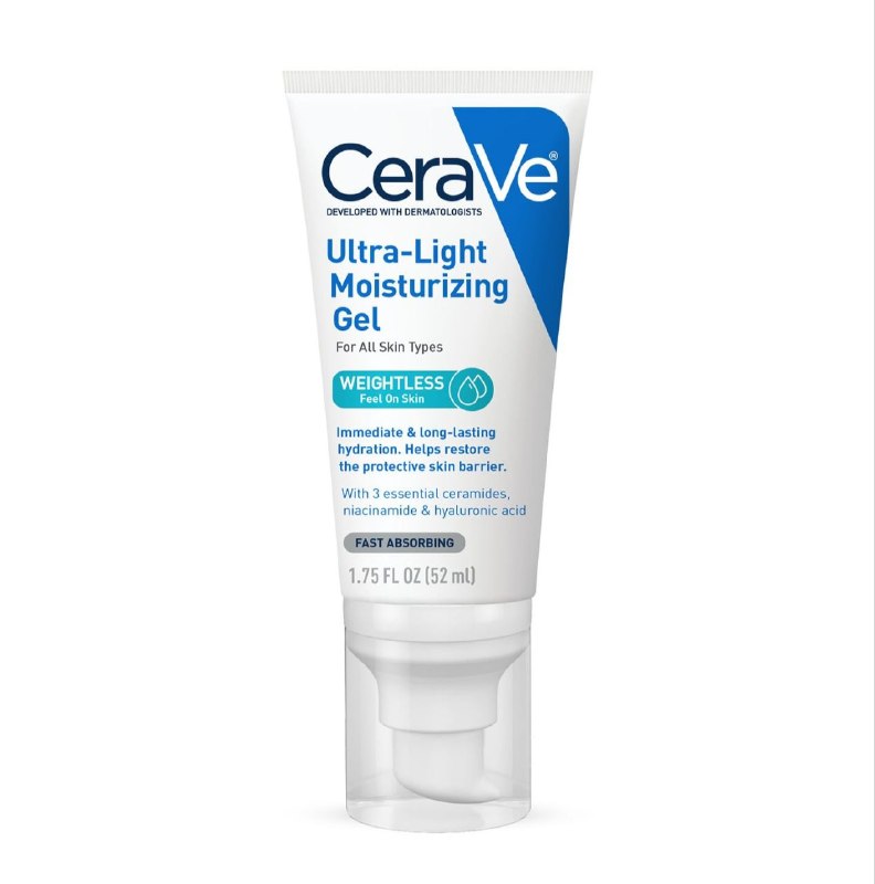 CREMA FACIAL EN GEL DE RAPIDA ABSORCION DE ACIDO HIALURONICO HIDRATANTE CERAVE 52ML