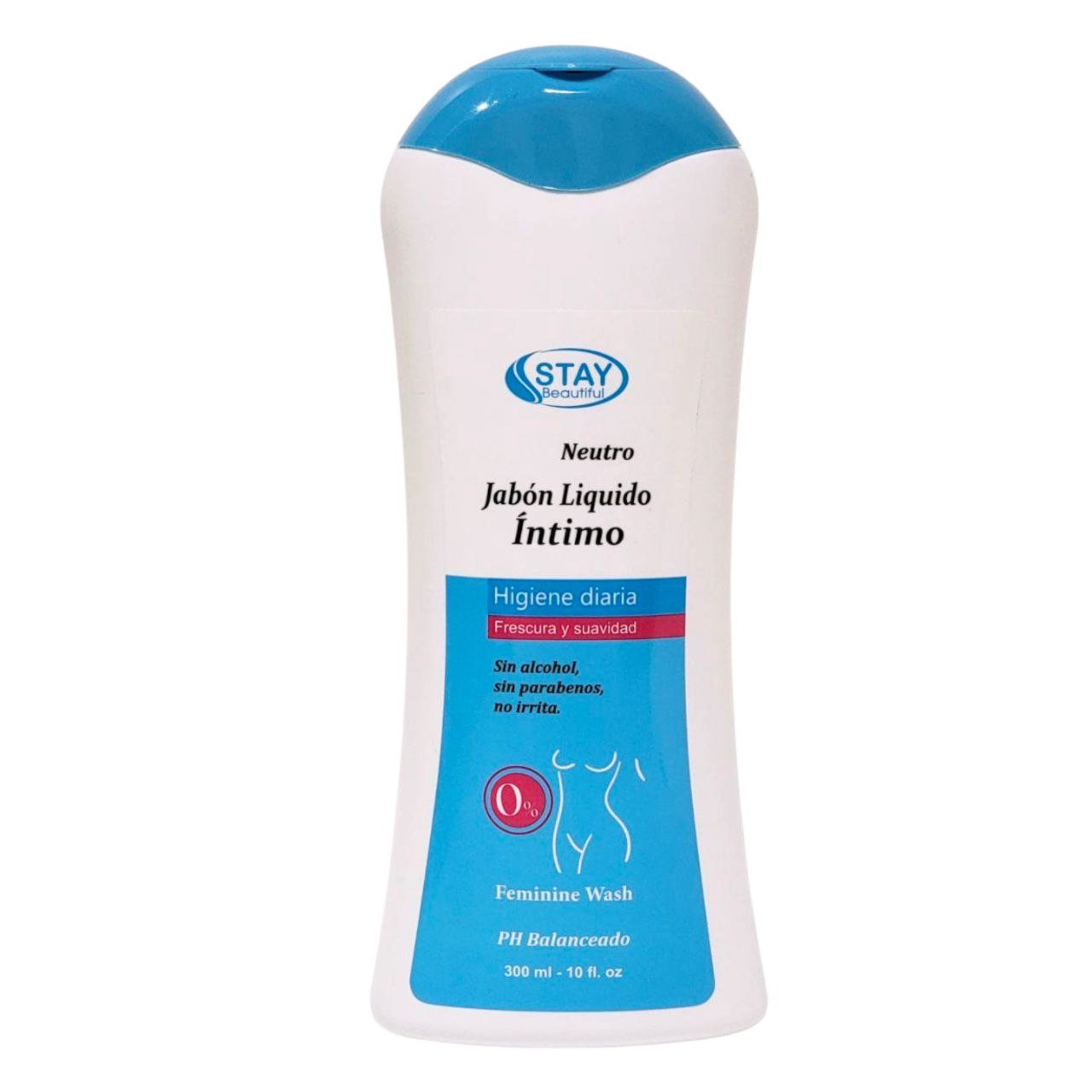 JABON LIQUIDO FEMININO INTIMO CON AROMA NEUTRO STAY BEAUTIFUL 300ML