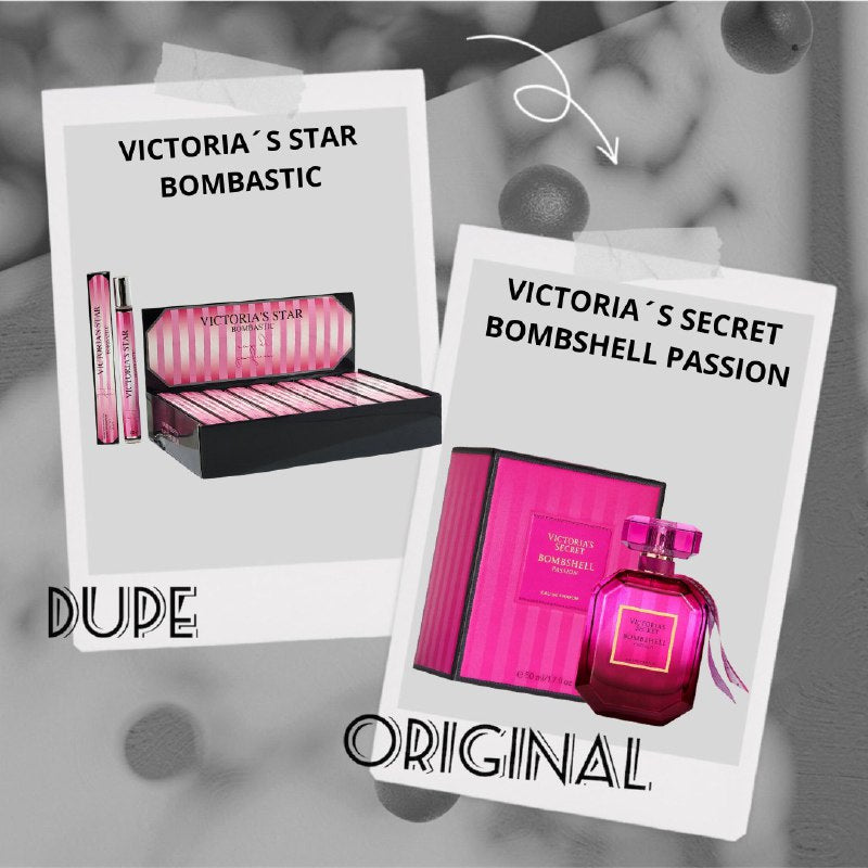 PERFUME EN TUBO PARA DAMA VICTORIAS STAR BOMBASTIC EDP 35ML (M) (AROMA SIMILAR VS BOMBSHELL PASSION)