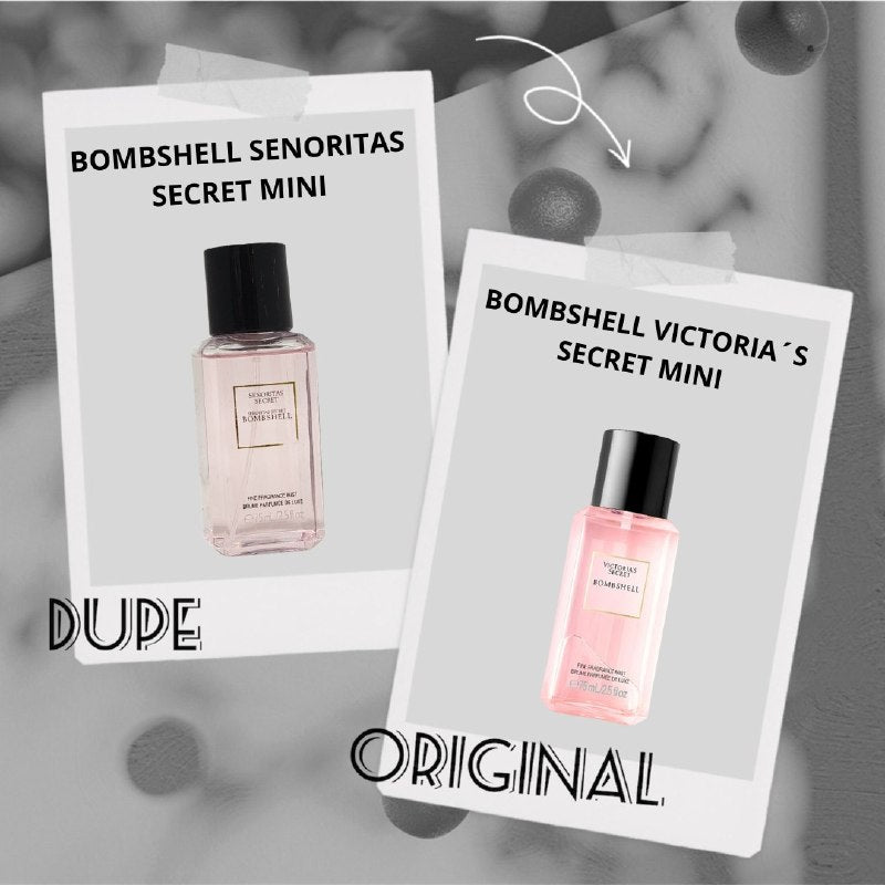 SPLASH MINI BOMBSHELL SENORITAS SECRET 75ML (M) (AROMA SIMILAR VICTORIAS SECRET BOMBSHELL)