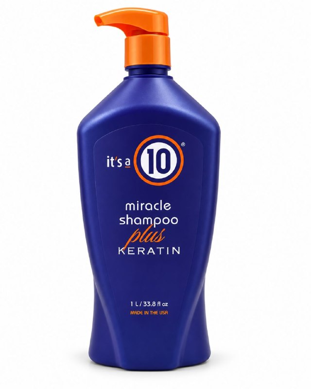 SHAMPOO REPARADOR CON KERATINA PARA BELLO DAÑADO IT'S A 10 1L