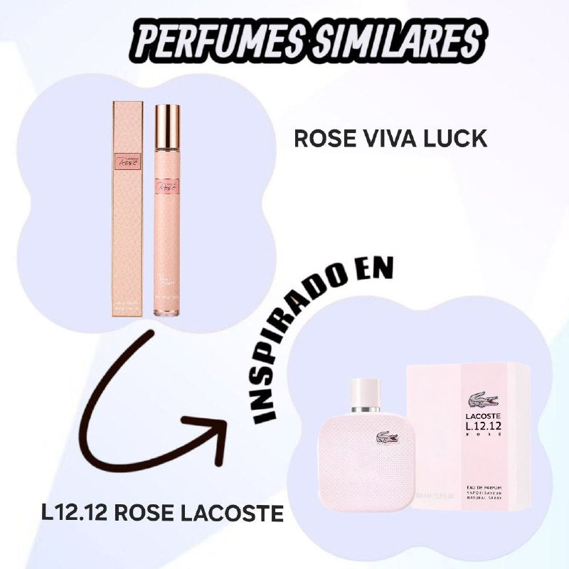 PERFUME EN TUBO PARA DAMA AMAZING ROSE 10 EDT 35ML (M)