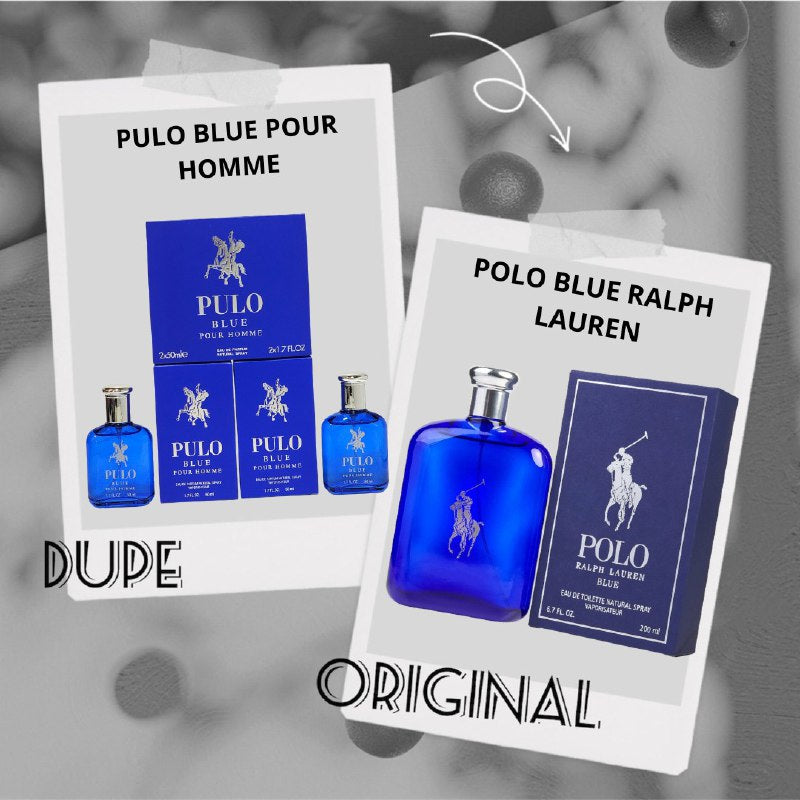 SET PULO BLUE POUR HOMME EDP 50MLX2 (H)