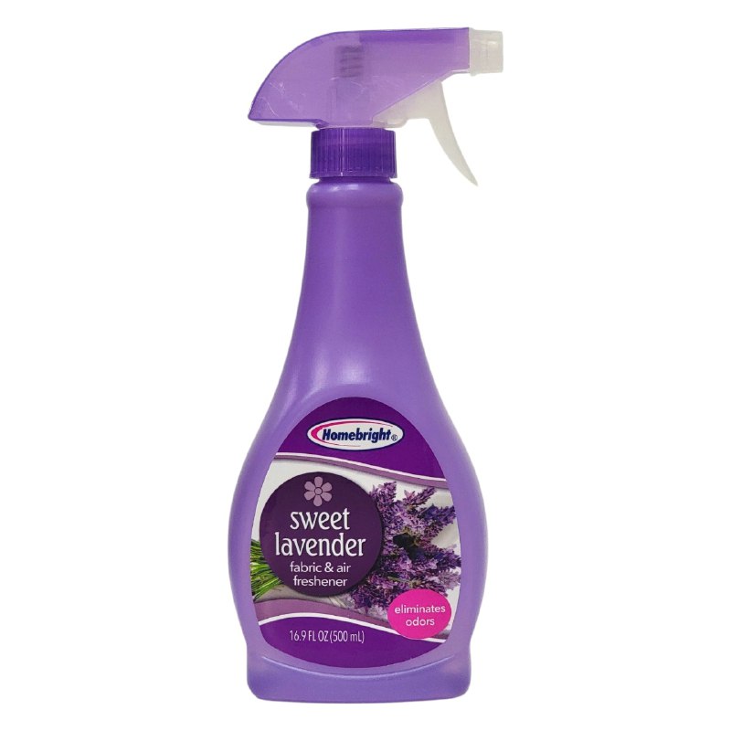 AMBIENTADOR AROMATIZANTE EN SPRAY DE DULCE LAVANDA HOMEBRIGHT 500ML