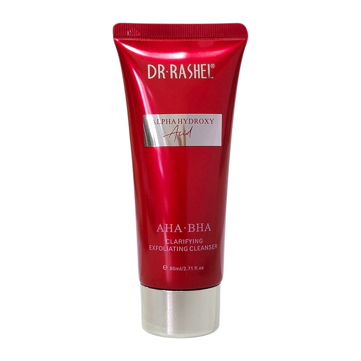 CREMA FACIAL EXFOLIANTE, LIMPIADOR FACIAL EXFOLIANTE DE ACIDO ALPHA HYDROXY ACLARADORA, ELIMINA EL EXCESO DE GRASA Y RESIDUOS EN LOS POROS, ELIMINA ACNE DR RASHEL AHA BHA 80ML