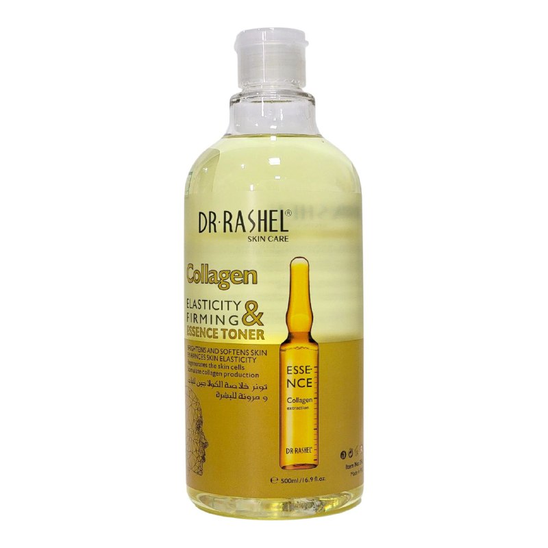 TONICO FACIAL ILUMINADOR Y REAFIRMANTE CON ESENCIA DE COLAGENO DR RASHEL 500ML