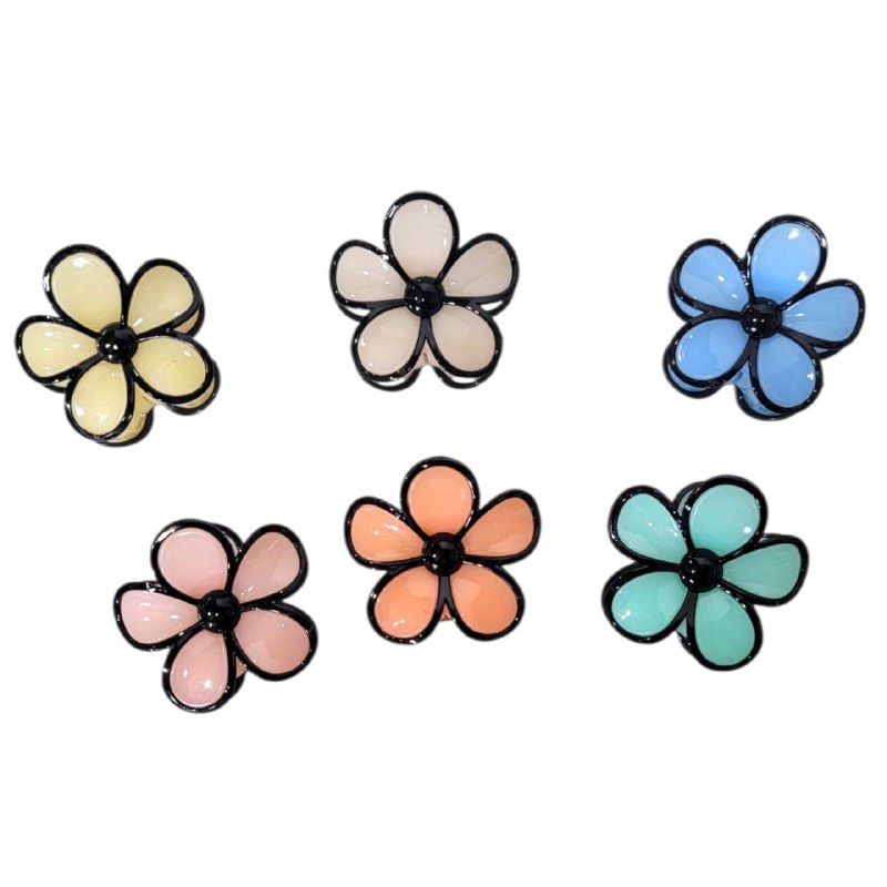 GANCHO PARA EL CABELLO DE PINZA DE FLOR HAWAIANA, PINZAS DE SUJECION FUERTE, ACCESORIO PARA EL CABELLO 8CM, PAQUETE 12UND