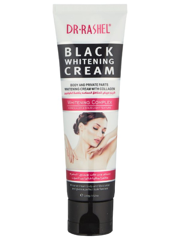 CREMA CORPORAL BLANQUEADORA DE CUERPO Y ZONA INTIMA DR RASHEL 100G