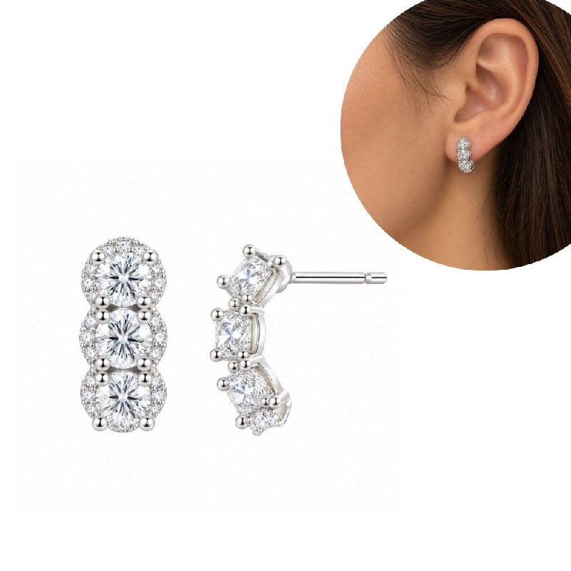 ARITOS DE ENCHAPE PARA DAMA 1.2CM