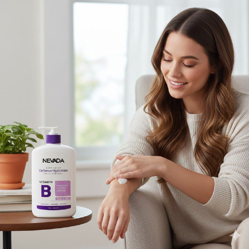 CREMA CORPORAL HIDRATANTE Y REPARADORA CON VITAMINA B NEVADA 444ML