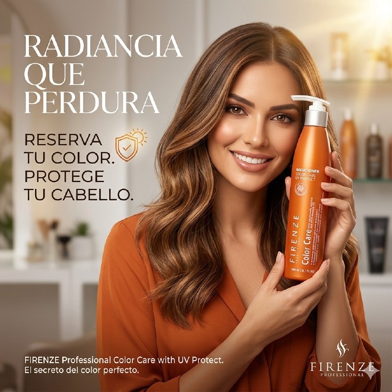 ACONDICIONADOR ESPECIALIZADO PARA CABELLOS TINTADOS CON EXTRACTO DE MANZANILLA SUAVIZANTE PROTECTOR FIRENZE 300ML