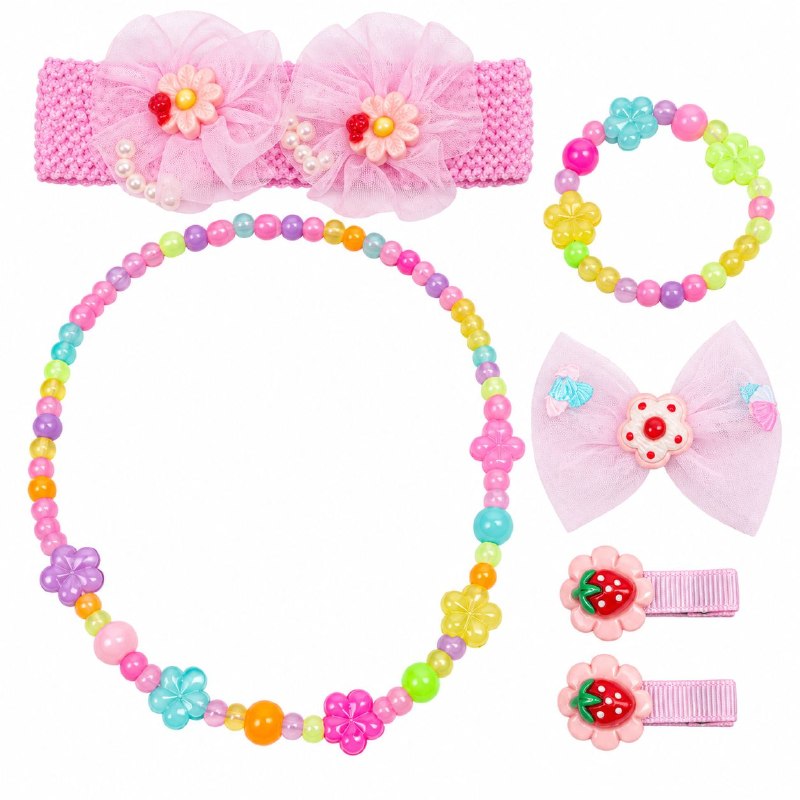 SET DE 6 PIEZAS JOYERIA Y ACCESORIOS PARA EL CABELLO INFANTIL PARA NIÑAS