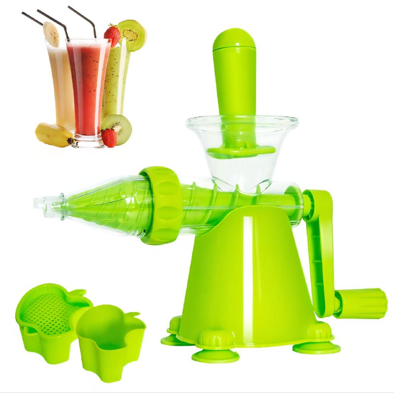 MAQUINA EXTRACTOR MANUAL DE JUGOS GRANDE MULTIFUNCIONAL PARA FRUTAS Y VERDURAS