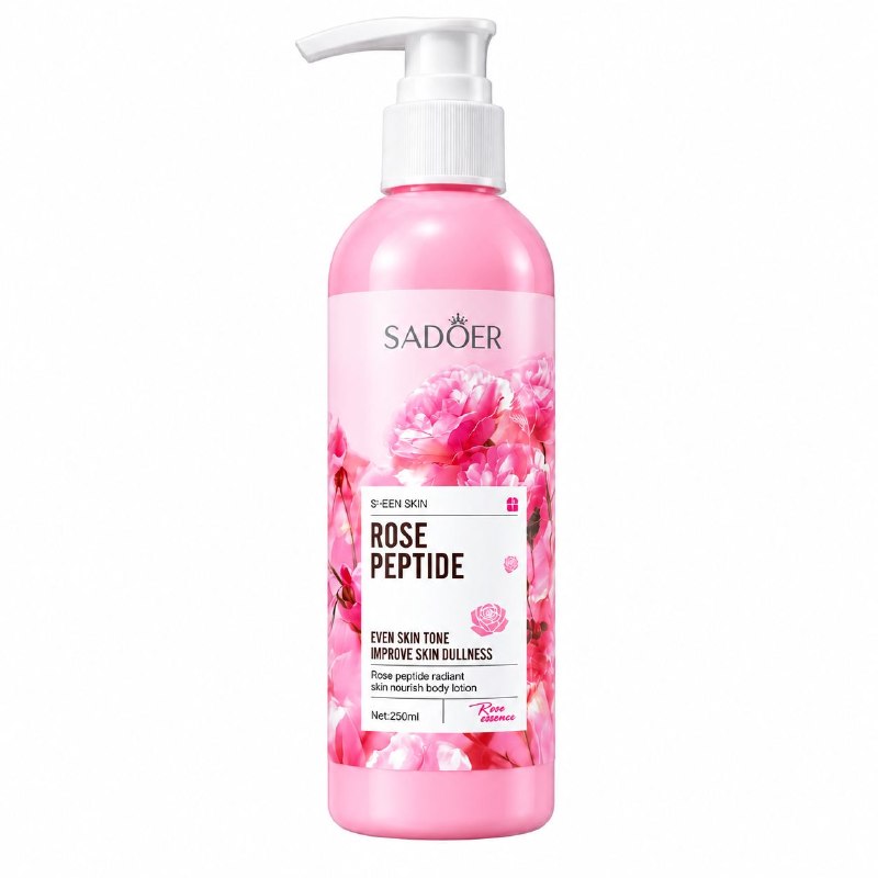 CREMA CORPORAL HIDRATANTE E ILUMINADORA CON PEPTIDOS DE ROSAS SADOER 250ML