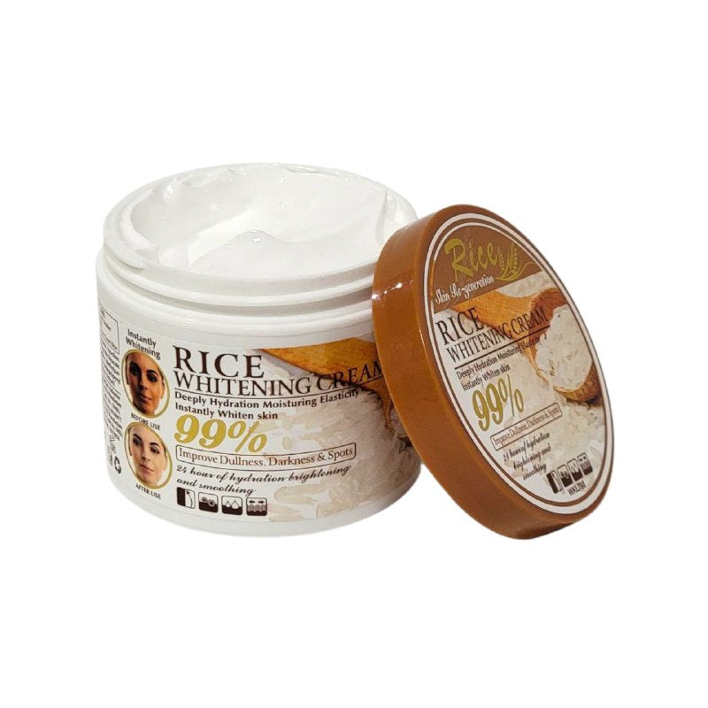 CREMA FACIAL DE ARROZ, REPARADORA, BLANQUEADORA, REDUCE LAS ARRUGAS, DEJA LA PIEL RADIANTE Y HERMOSA FRUIT OF THE WOKLI 115G