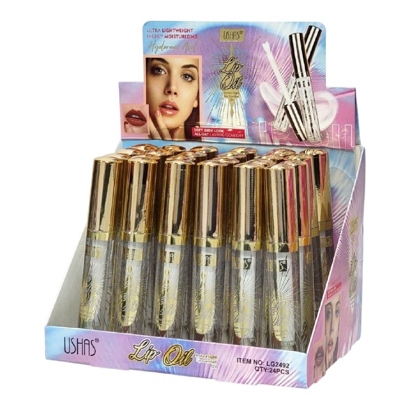 ACEITE LABIAL RECONFORTANTE PARA LABIOS INSTANTANEO LIGERO HIDRATANTE CON ACIDO HIALURONICO USHAS 2G