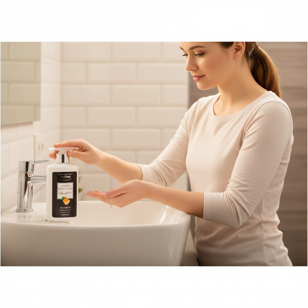 JABON PARA MANOS CON EXTRACTO DE MANDARINA DEEPFRESH 400ML