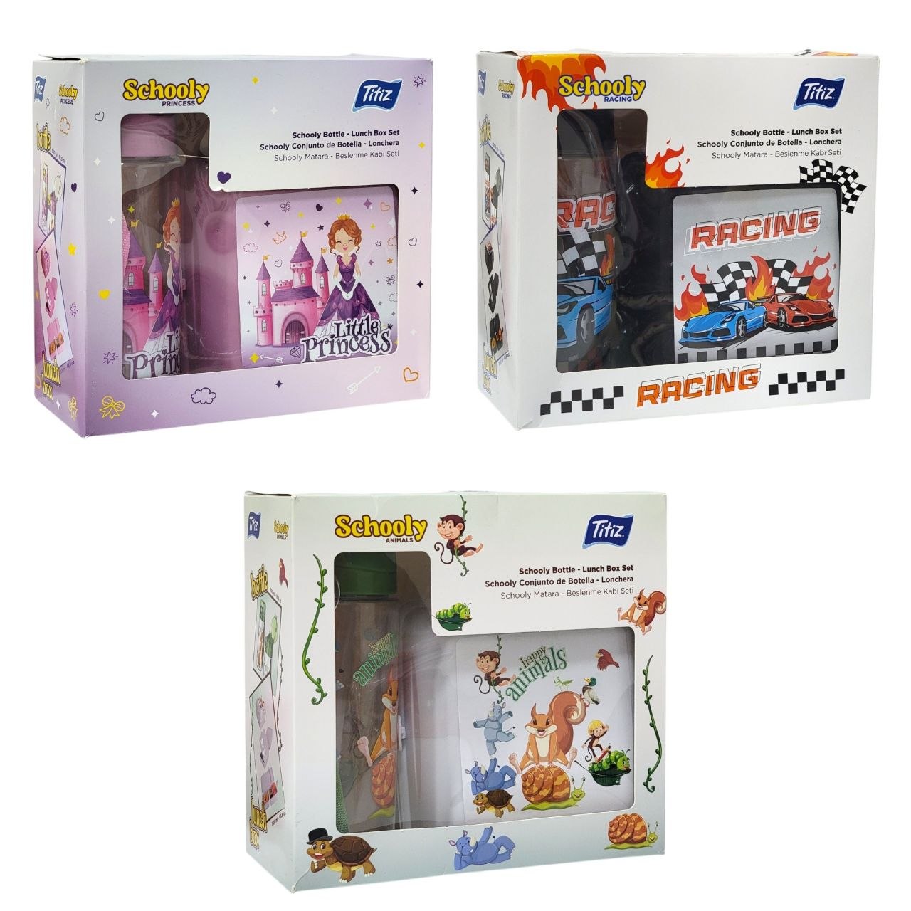 SET DE RECIPIENTE PANA PARA ALIMENTOS CON BOTELLA INFANTIL TITIZ