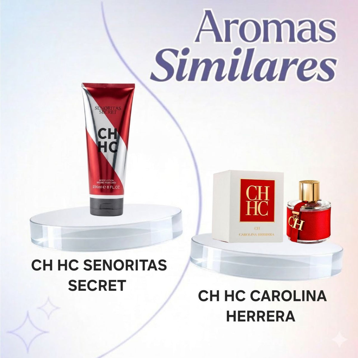CREMA CH HC SENORITAS SECRET 236ML (M) (AROMA SIMILAR A CAROLINA HERRERA CHCH)