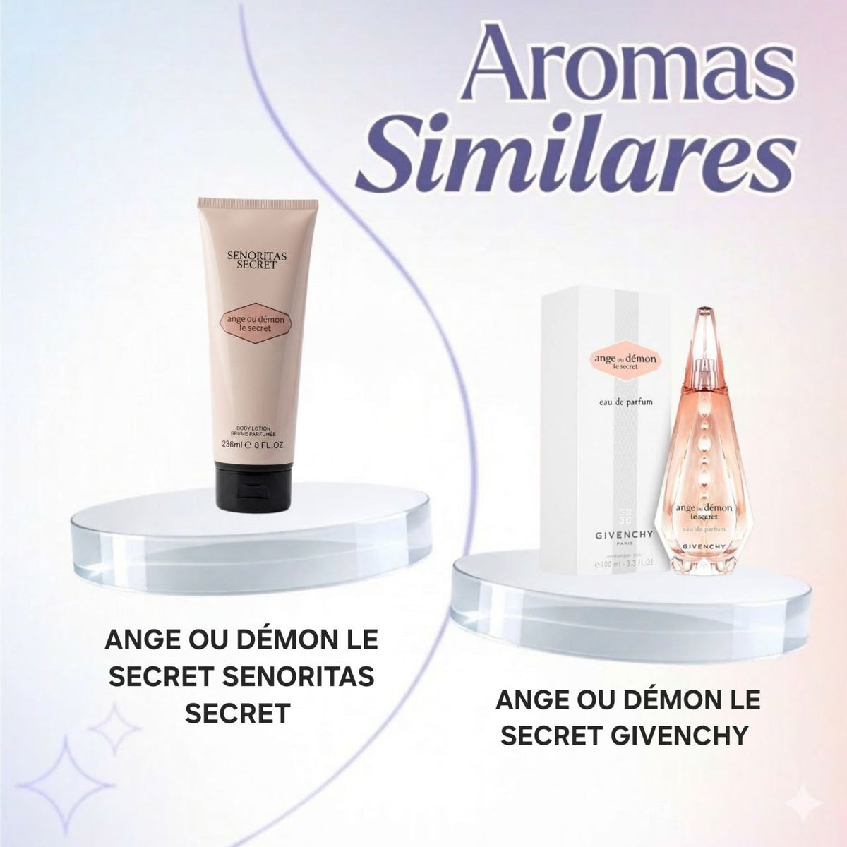 CREMA ANGE OU DÉMON LE SECRET SENORITAS SECRET 236ML (M) (AROMA SIMILAR A GIVENCHY ANGE OU DÉMON LE SECRET)