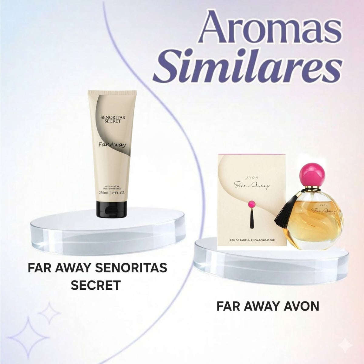 CREMA FAR AWAY SENORITAS SECRET 236ML (M) (AROMA SIMILAR A AVON FAR AWAY)