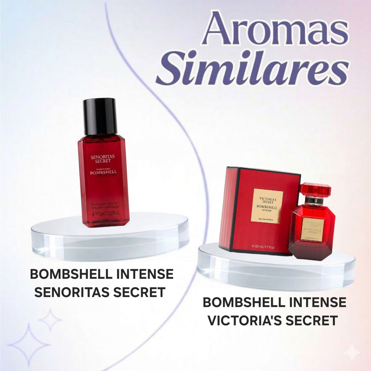 SPLASH MINI BOMBSHELL INTENSE SENORITAS SECRET 75ML (M) (AROMA SIMILAR VICTORIAS SECRET BOMBSHELL INTENSE)