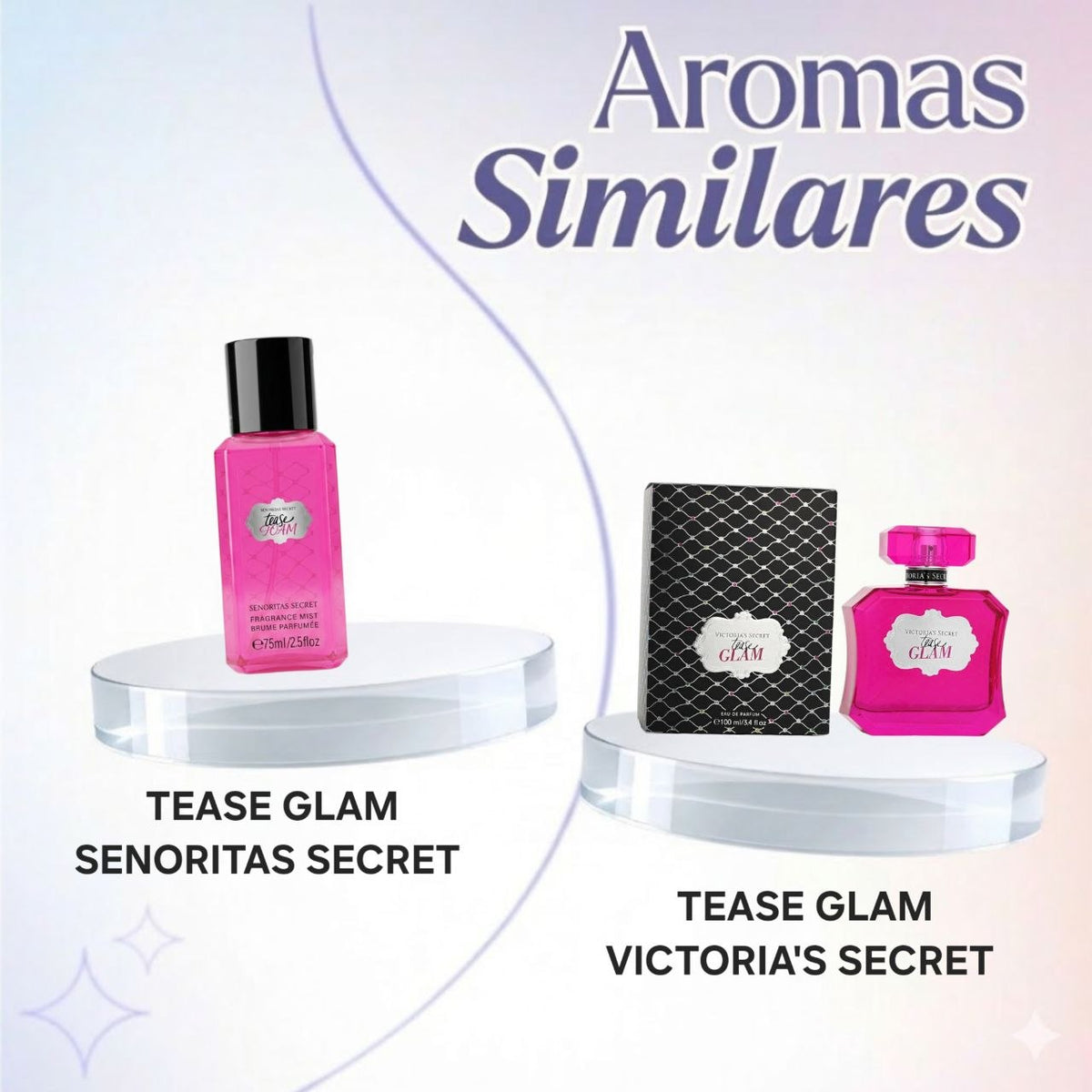 SPLASH MINI TEASE GLAM SENORITAS SECRET 75ML (M) (AROMA SIMILAR VICTORIAS SECRET TEASE GLAM)