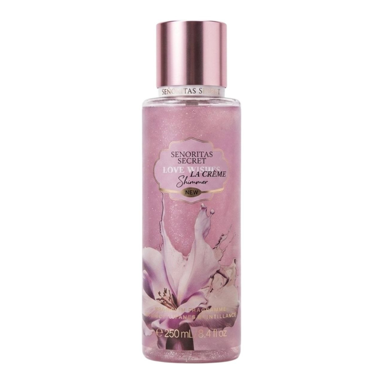 SPLASH SENORITAS SECRET LOVE WISHES LA CRÈME SHIMMER 250ML (M) (AROMA SIMILAR VICTORIAS SECRET LOVE SPELL)