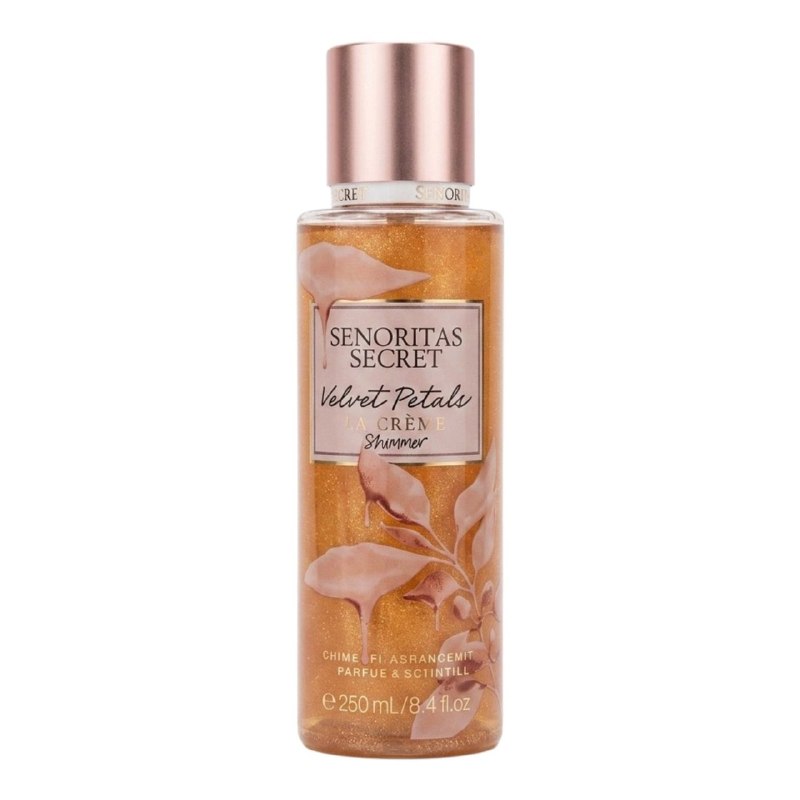 SPLASH SENORITAS SECRET VELVET PETALS LA CRÈME SHIMMER 250ML (M) (AROMA SIMILAR VICTORIAS SECRET VELVET PETALS LA CRÈME)