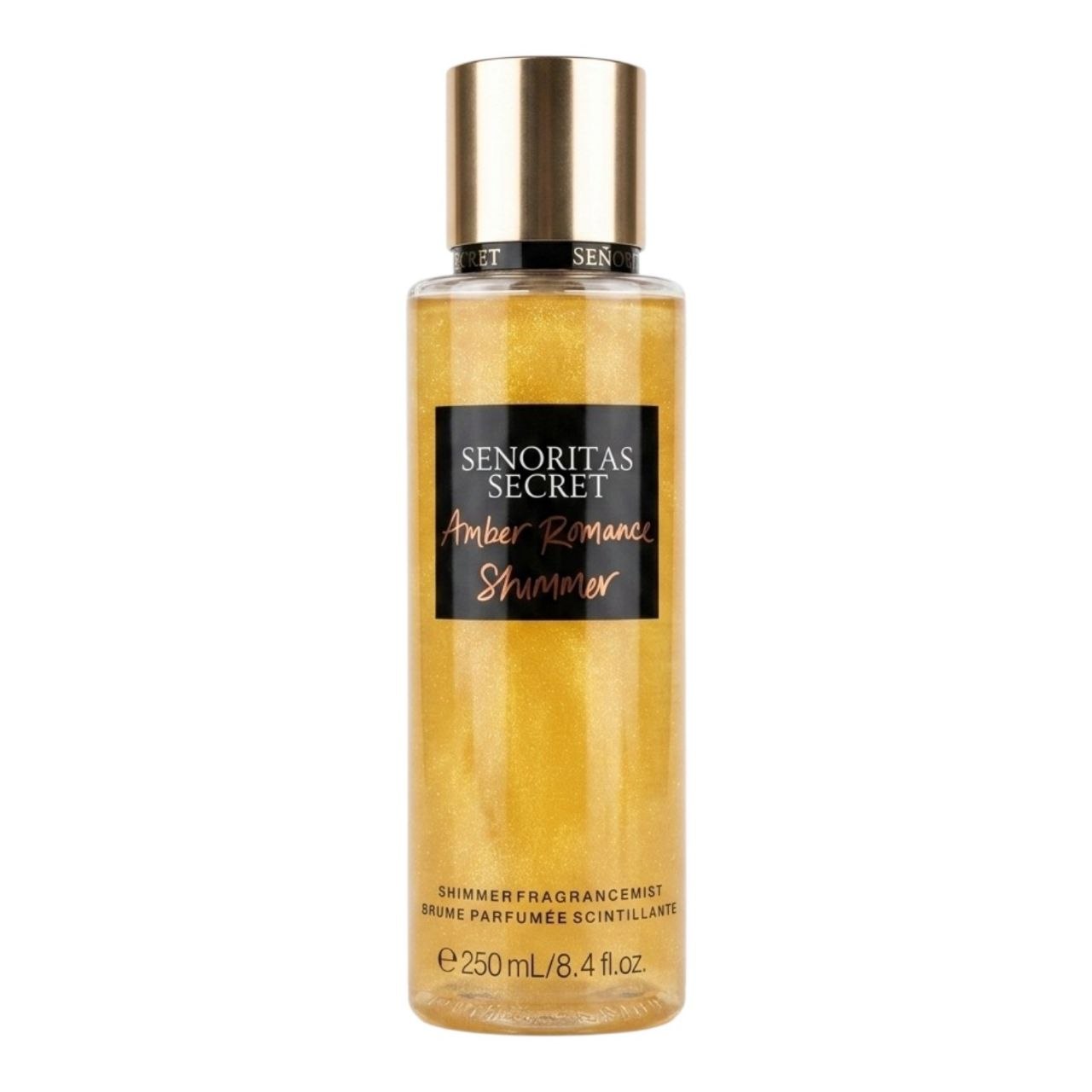 SPLASH SENORITAS SECRET AMBER ROMANCE SHIMMER 250ML (M) (AROMA SIMILAR VICTORIAS SECRET AMBER ROMANCE)