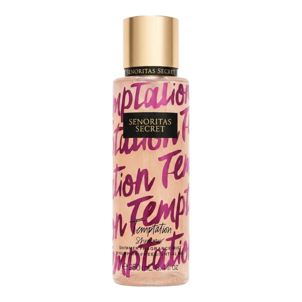 SPLASH SENORITAS SECRET TEMPTATION SHIMMER 250ML (M) (AROMA SIMILAR VICTORIAS SECRET TEMPTATION)