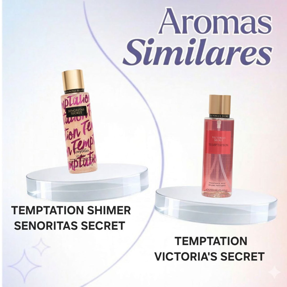 SPLASH SENORITAS SECRET TEMPTATION SHIMMER 250ML (M) (AROMA SIMILAR VICTORIAS SECRET TEMPTATION)