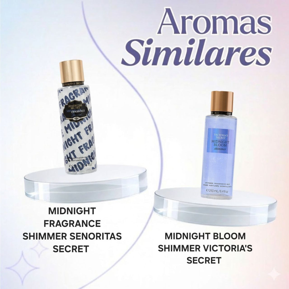 SPLASH SENORITAS SECRET MIDNIGHT FRAGANCE SHIMMER 250ML (M) (AROMA SIMILAR VICTORIAS SECRET MIDNIGHT BLOOM)