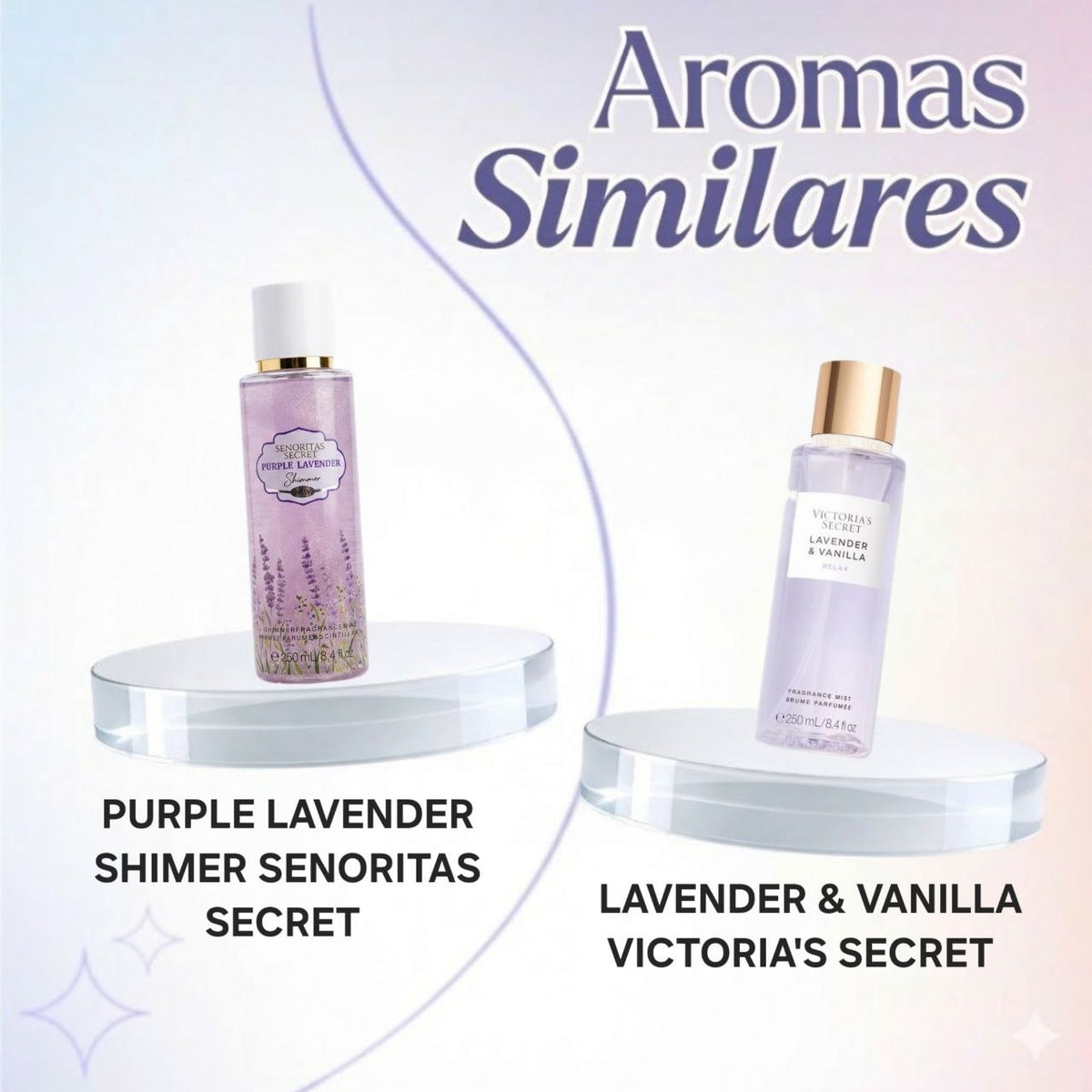 SPLASH SENORITAS SECRET PURPLE LAVANDER SHIMMER 250ML (M) (AROMA SIMILAR VICTORIAS SECRET LAVENDER & VANILLA)